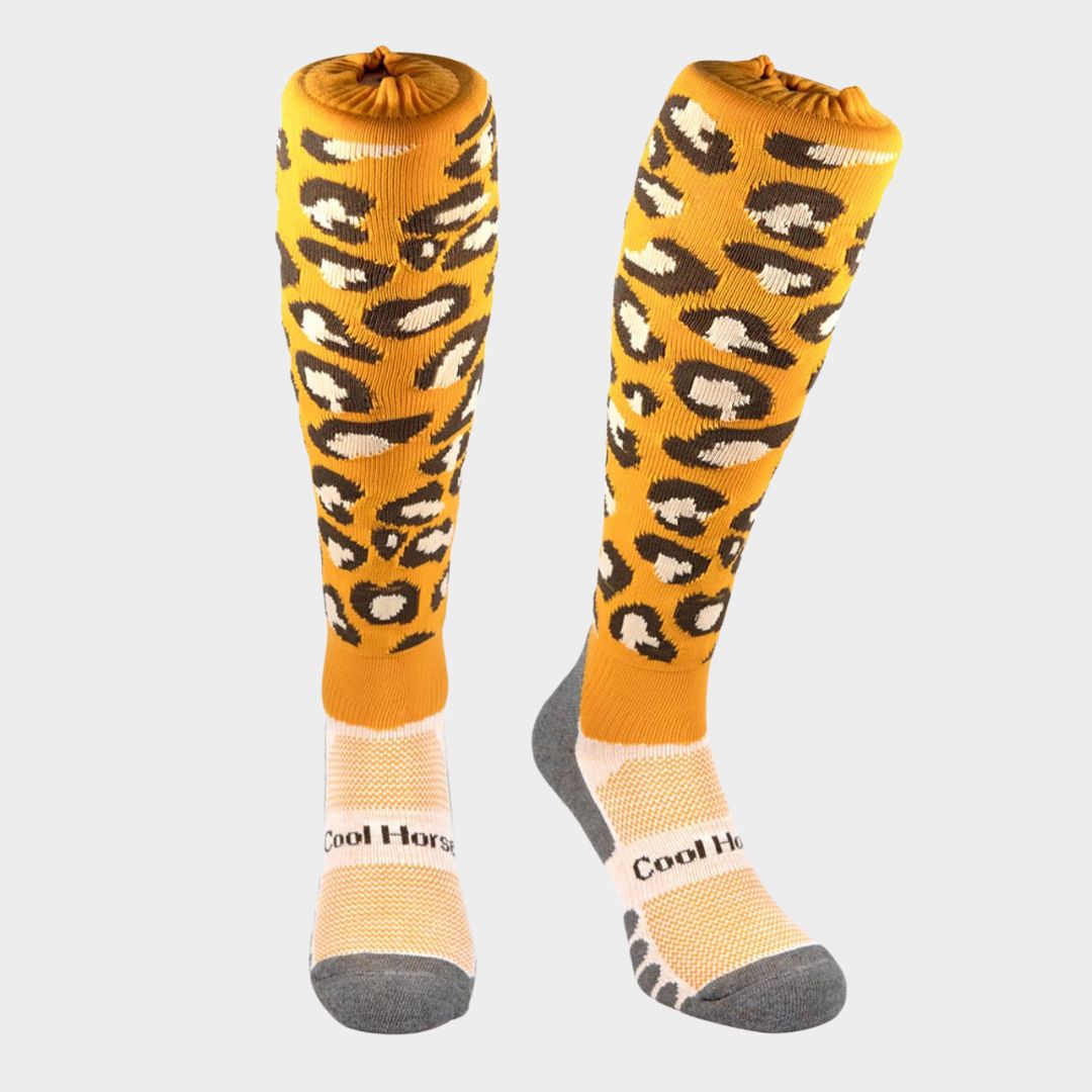 Cool Horse Socks - Stablehorse Range - Cheetah - UK 12-3