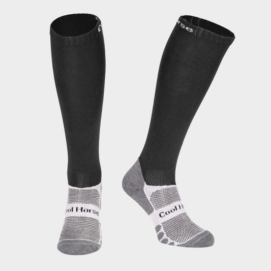 Cool Horse Socks - Competition Sock - Black - UK 4-7