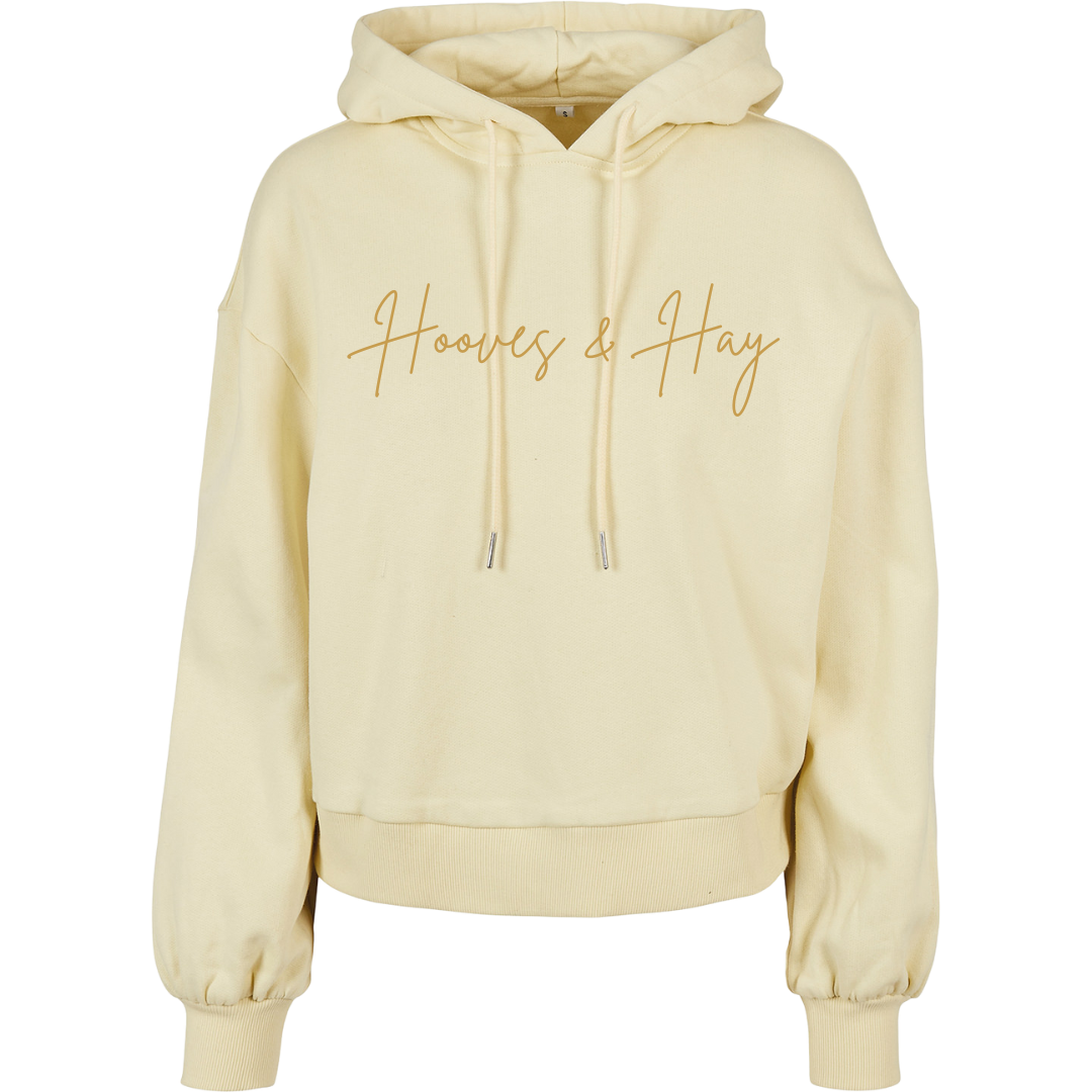 Soft Yellow Oversized Hoodie - Choice of 4 slogans