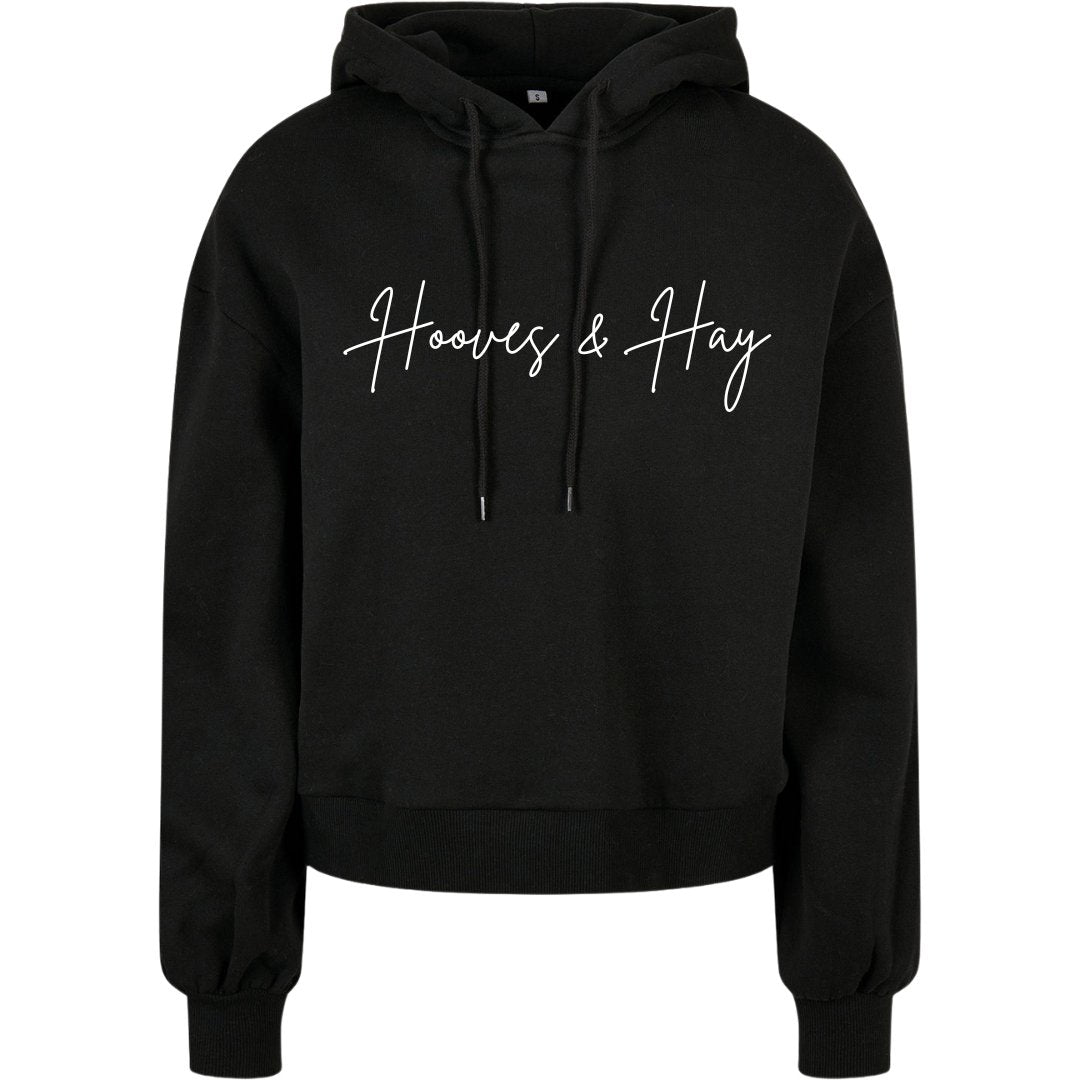 My Horse Shop - My Horse Shop - Black Oversized Hoodie - Choice of 4 slogans